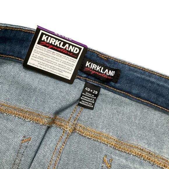 Kirkland Signature Men's Relaxed Denim Jeans Size 40 X 29 NWT - Picture 9 of 11